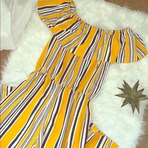 Off the shoulder jumpsuit